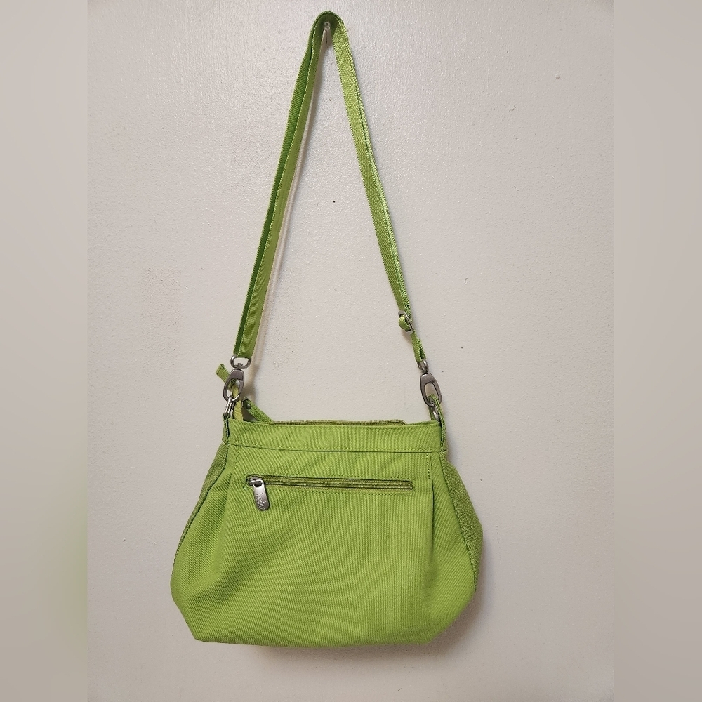 NWOT Haiku Crossbody Red Green Feathers Purse Bag - Picture 2 of 15